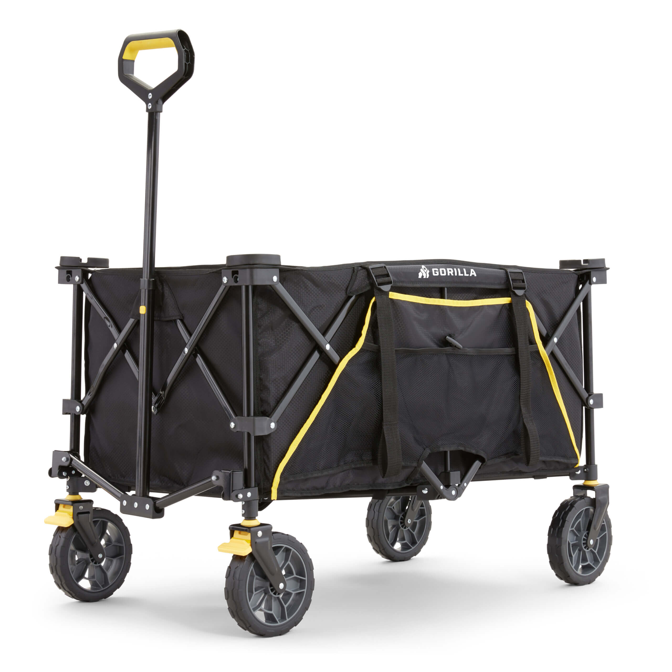 7 Cu. Ft. Collapsible Folding Outdoor Utility Wagon with Oversized Bed view 1