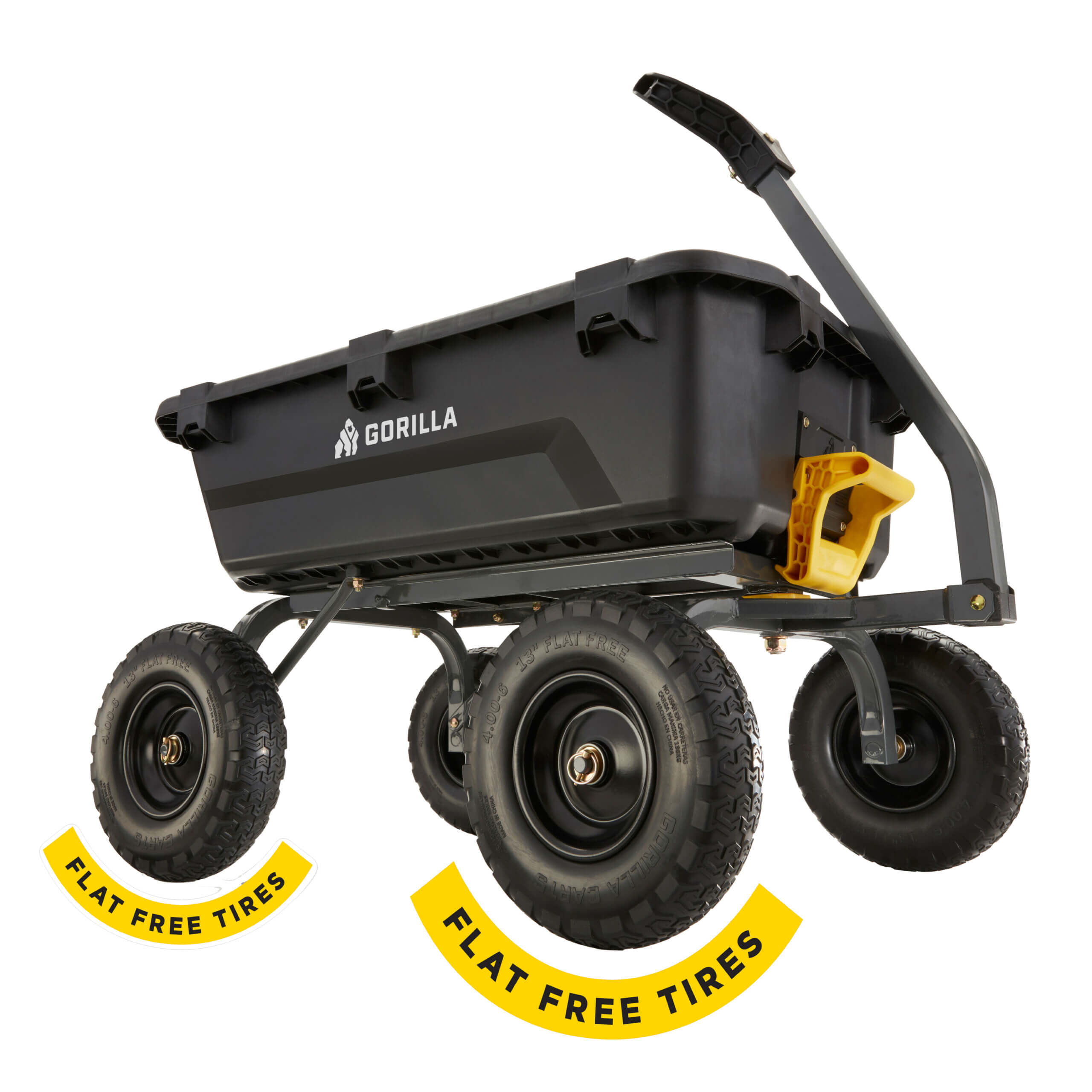 7 Cu. Ft. Heavy Duty Poly Yard Dump Cart view 1