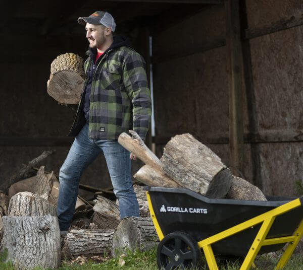 Man Carrying wood logs from GCR-7
