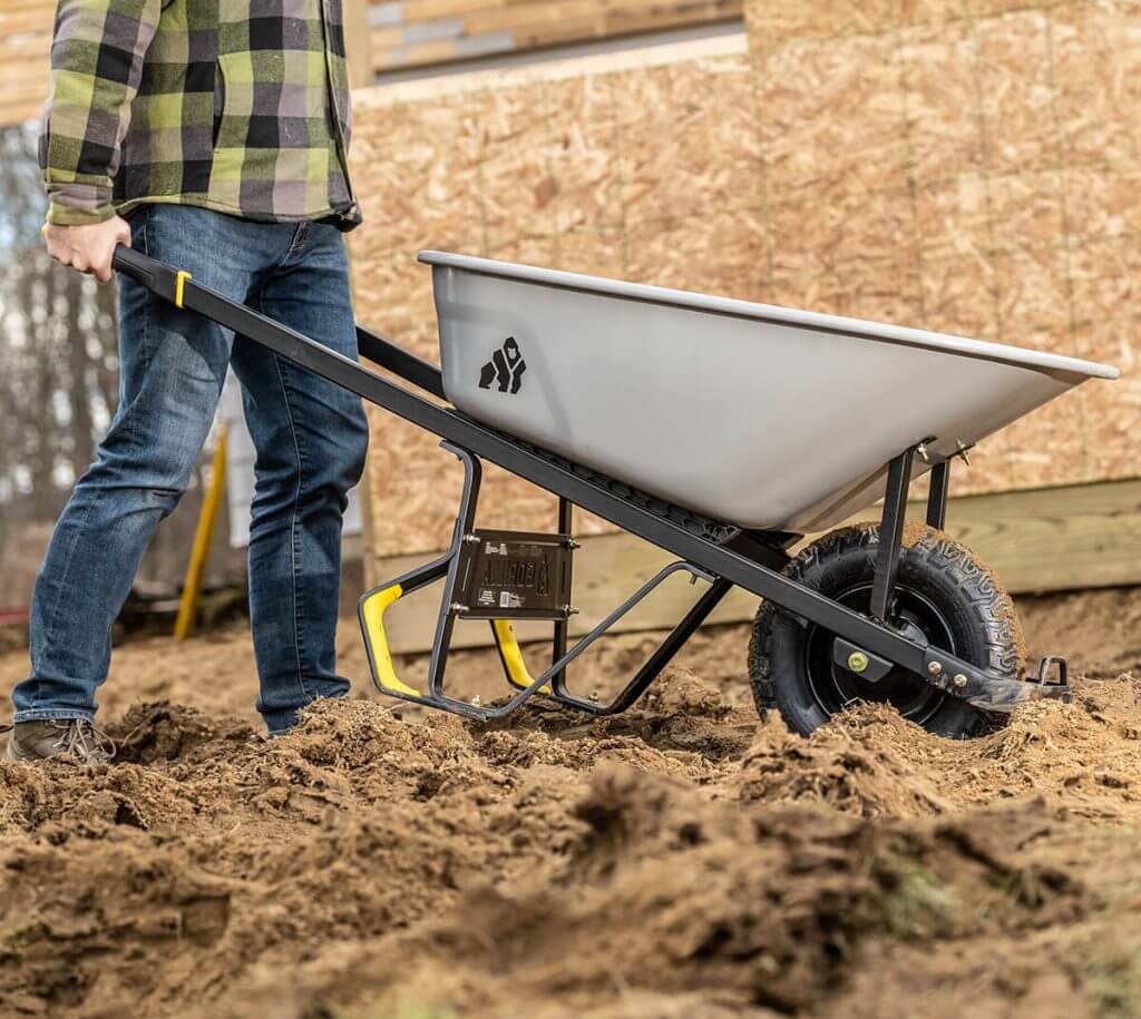 Durable Steel Wheelbarrows Gorilla Wheelbarrows