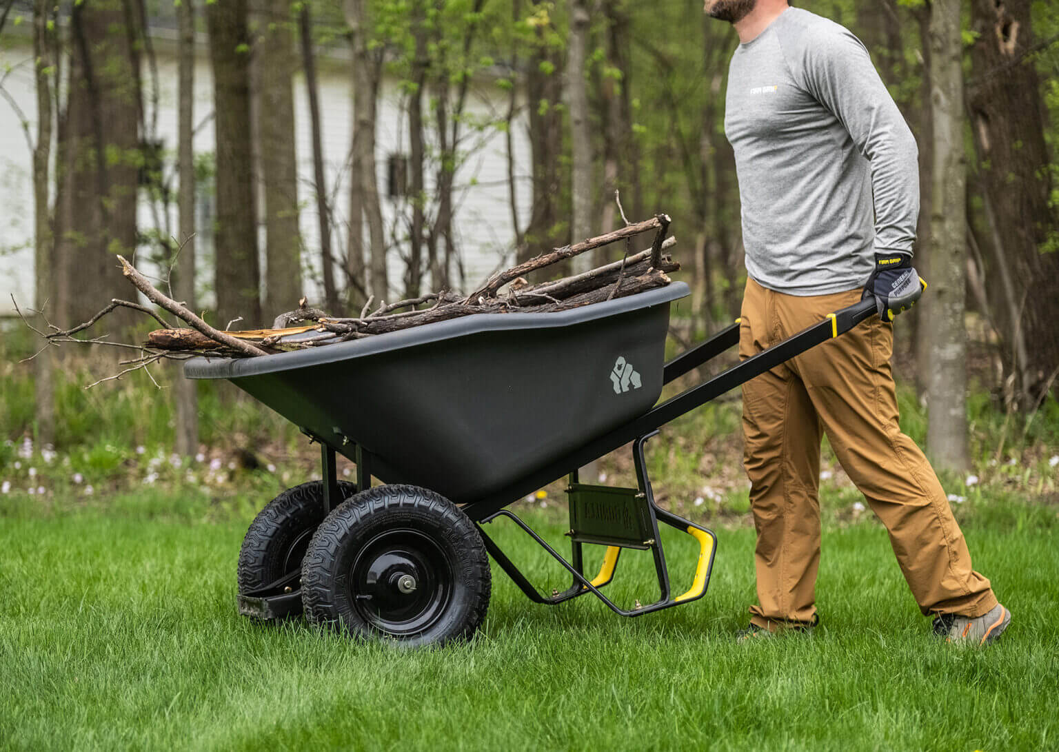 Durable Steel Wheelbarrows | Gorilla Wheelbarrows