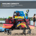 Hauling Capacity: Huge bed provides twice the capacity of comparable wagons.