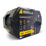 Gorilla 100ft Extreme Lite hose box with features for professional use.