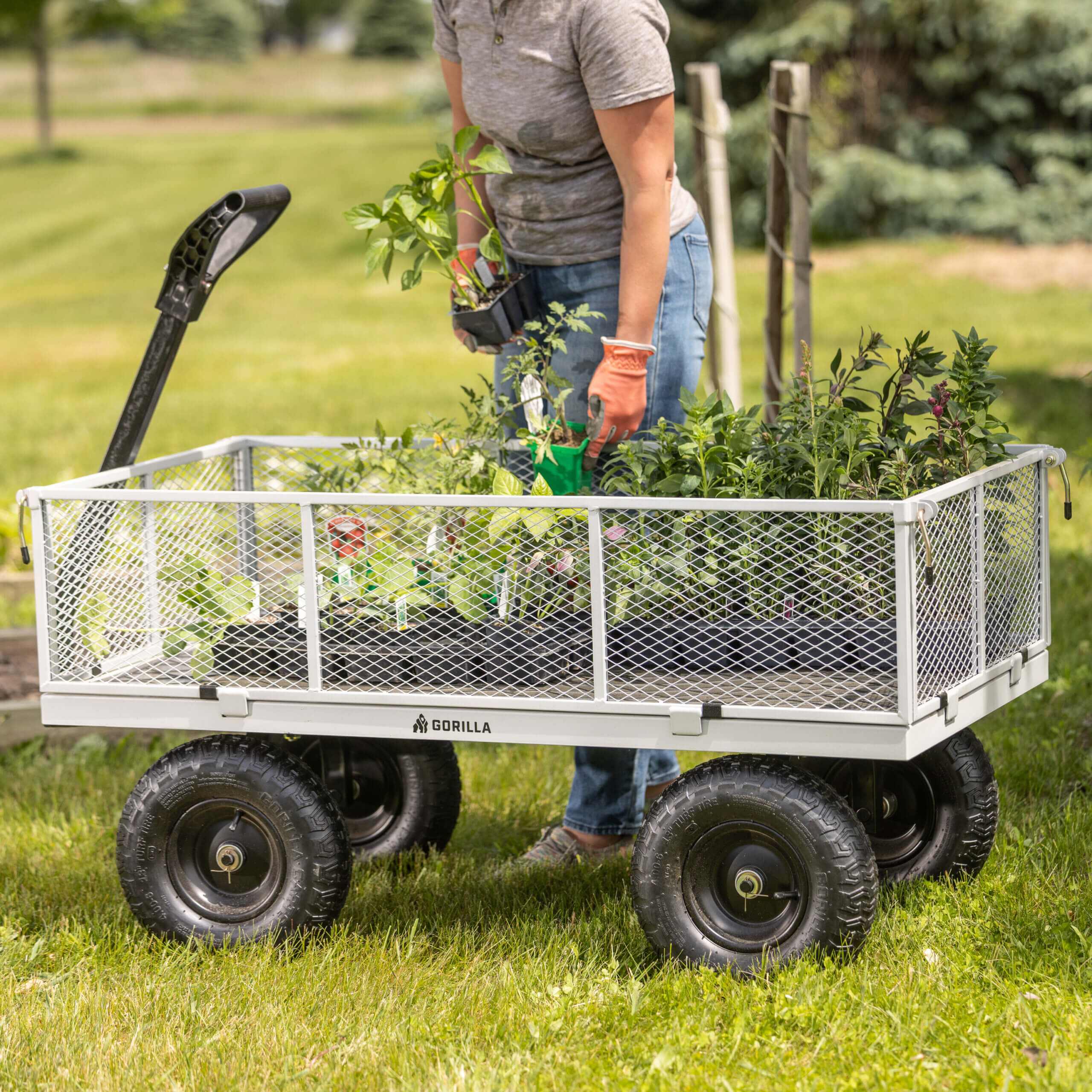 1,000 lb. Steel Utility Cart view 2