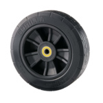 Black Gorilla heavy-duty replacement tire with "GORILLA" and "DUTY" text visible.