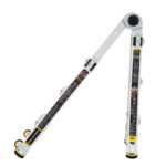 Gorilla Ladders adjustable ladder in gray, 14 feet, Type 1AA, with safety labels visible.