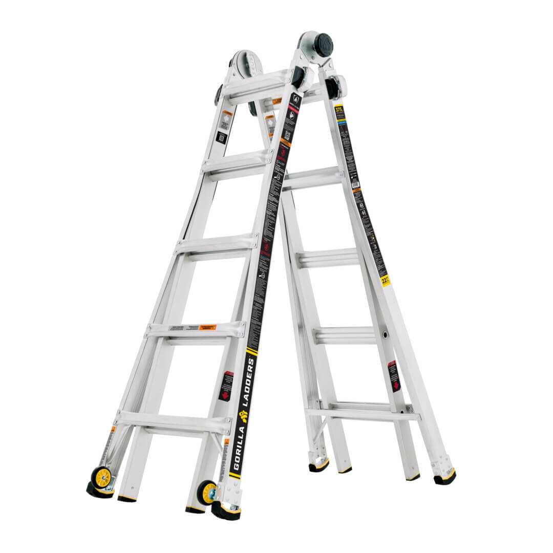 Mid Size Ladder Multi-Position & Multi-Purpose Ladders | Gorilla Ladders
