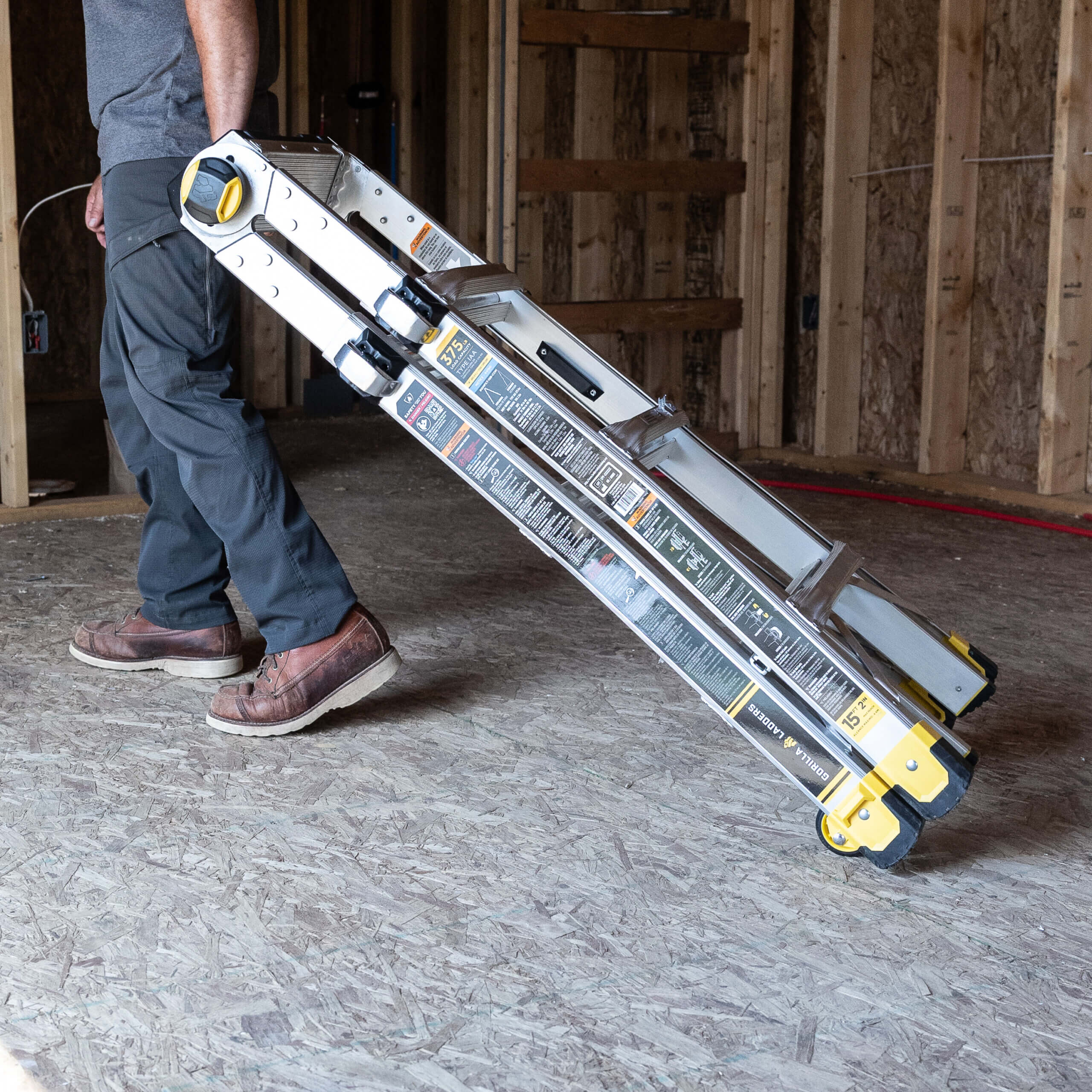 15 ft. Reach MPXT Aluminum Multi-Position Ladder with Top Cap and Platform, 375 lbs. Load Capacity view 2