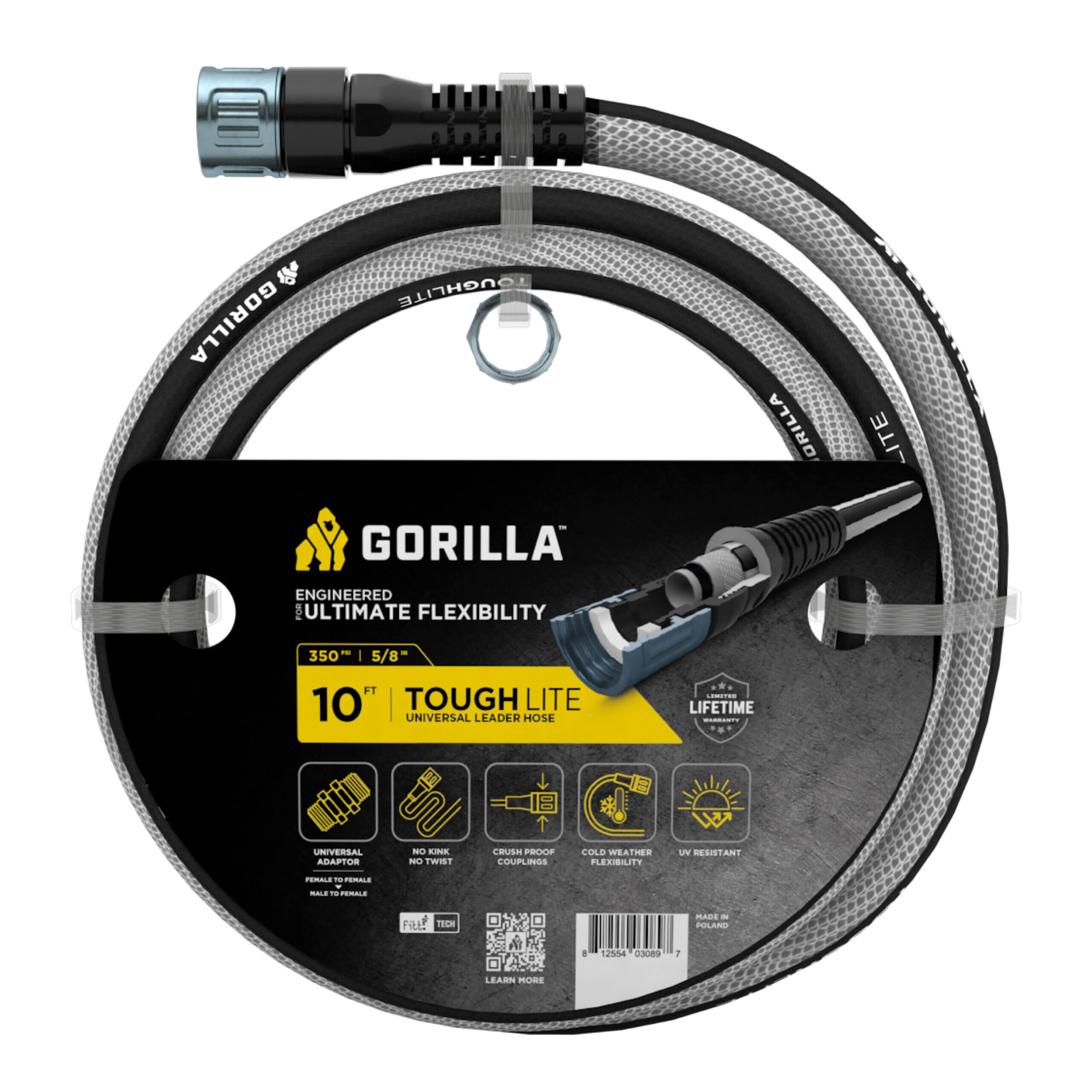 ToughLite 5/8 in. x 10 ft. Heavy Duty Leader Hose view 1