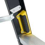 Close-up of GF300 6B ladder detail with yellow and black safety handle.