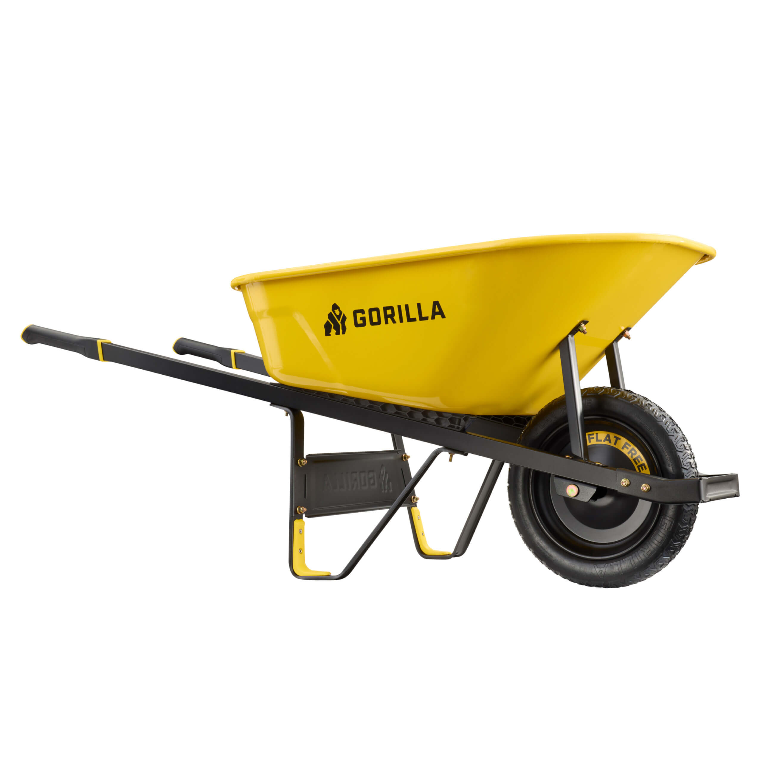6 cu. ft. Heavy Duty Steel Tub Wheelbarrow view 1