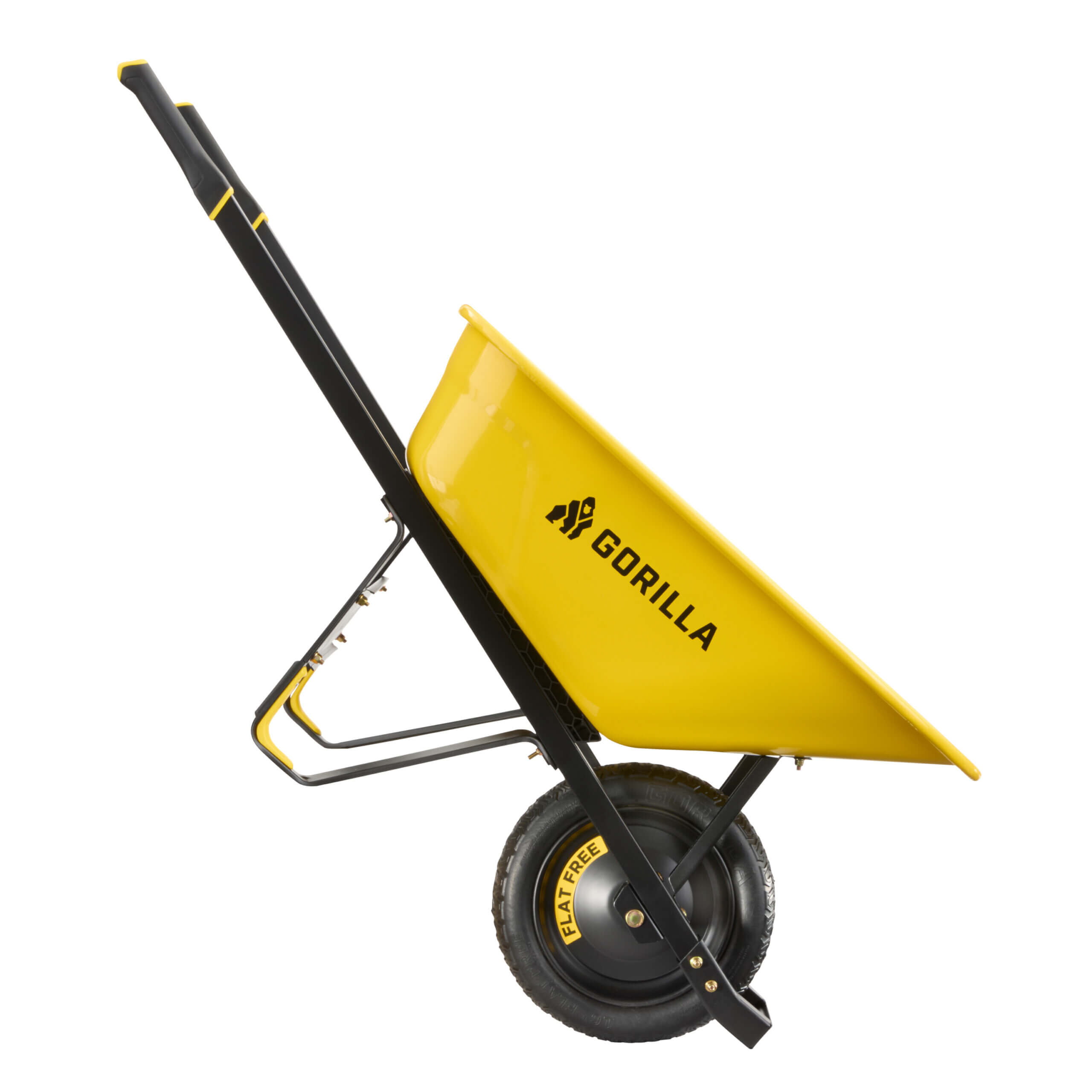 6 cu. ft. Heavy Duty Steel Tub Wheelbarrow view 2