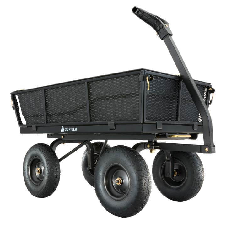 1,200 lb. Capacity Heavy-duty Steel Dump Cart view 1